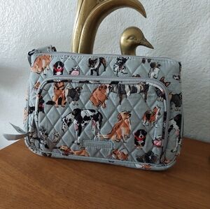 RARE Vera Bradley Dog SHOW  Print Quilted Bag BEST IN SHOW BAG PURSE